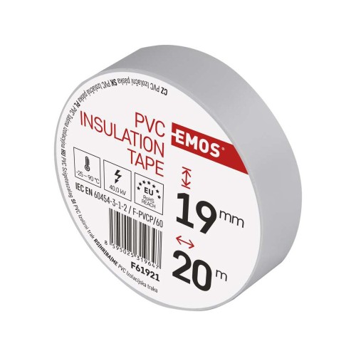Nastro Isolante PVC Bianco 19mm x 20m... Nastro Isolante PVC Bianco 19mm x 20m...