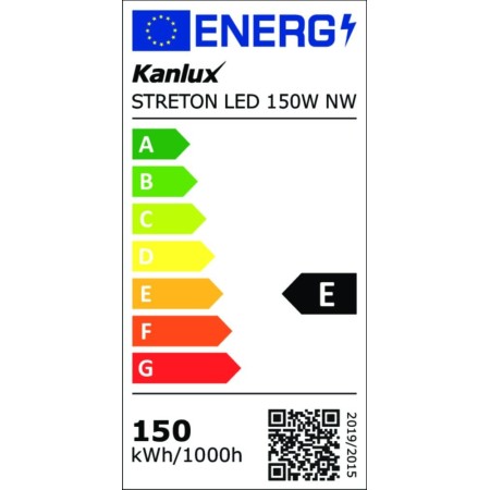 ARMATURA STRADALE LED 150W 19500LM 4000K STRETON 36232