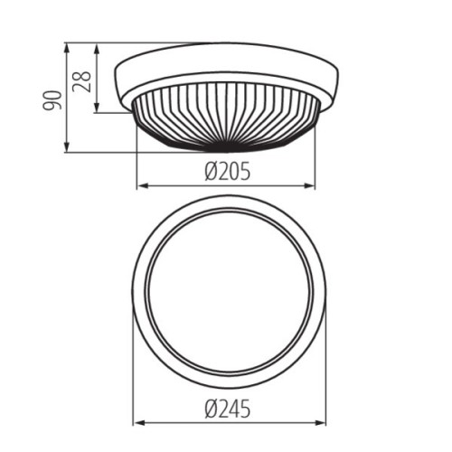 PLAFONIERA ROTONDA E27 IP44 VETRO... PLAFONIERA ROTONDA E27 IP44 VETRO...