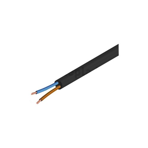CAVO SIMILGOMMA 2X1 NERO H05VV-F