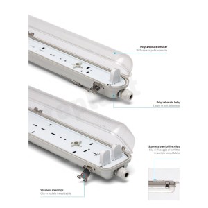 PLAFONIERA STAGNA PER 1... 2