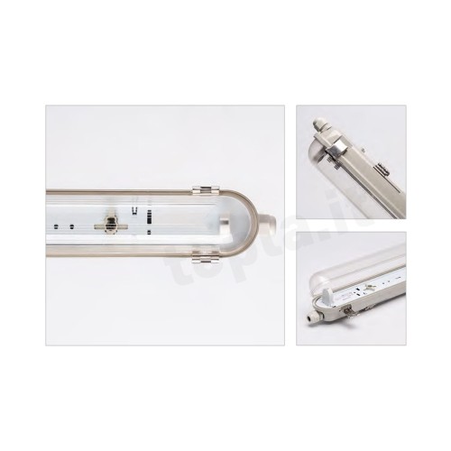 PLAFONIERA STAGNA PER 1 TUBO LED... PLAFONIERA STAGNA PER 1 TUBO LED...