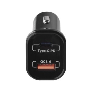 Caricabatterie da Auto 30W con Porta USB-C PD e USB-A QC 3.0 - EMOS V0220 2
