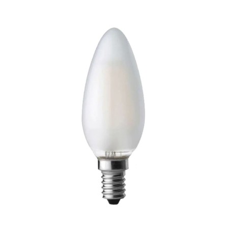 Lampadina Oliva Smerigliata E14 60W Incandescenza Dimmerabile | Leuci