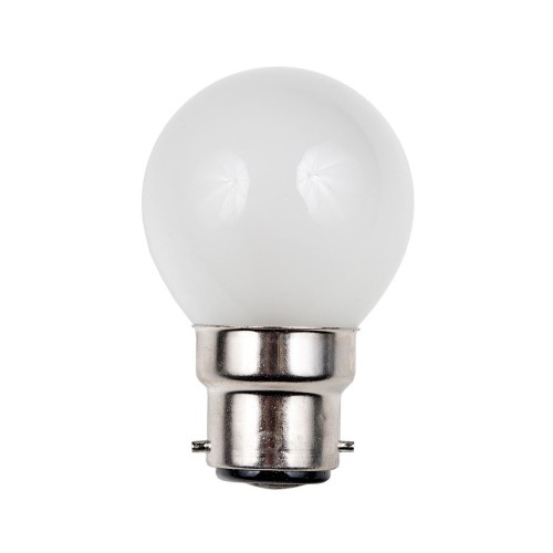 Lampadina BA22D 24V 25W sfera smerigliata per segnaletica tecnica