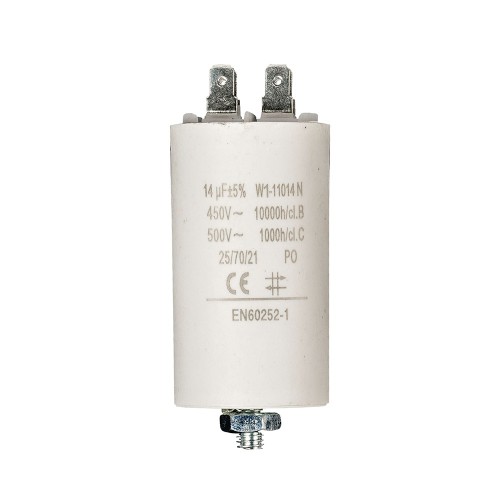 CONDENSATORE 14 uF 450V DIMENSIONE 40X70MM