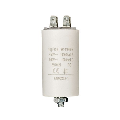CONDENSATORE 18 uF 450V DIMENSIONE 40X70MM