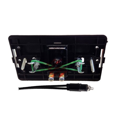 PULSANTE LUMINOSO CON TARGHETTA E PLACCA VENUS 7099.A