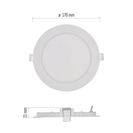 PANNELLO LED 12,5W 3000k 1000LM NEXXO EMOS ZD1134