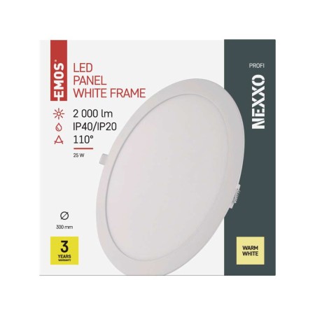 PANNELLO LED 25W 3000k 2000LM NEXXO EMOS ZD1154