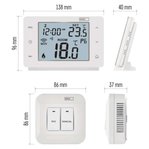 Termostato SMART Wireless EMOS... Termostato SMART Wireless EMOS...