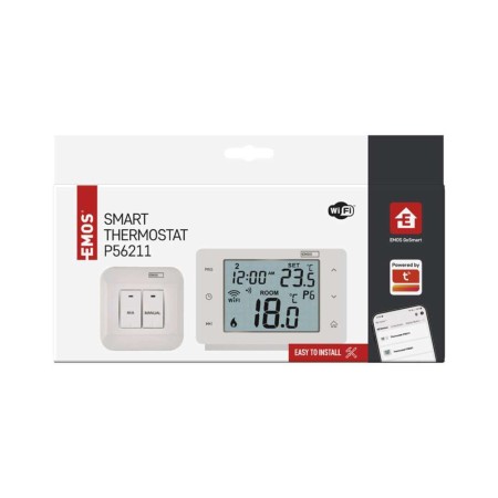 Termostato SMART Wireless EMOS P56211: Controllo Remoto e Flessibile del Clima Domestico | Emos P56211
