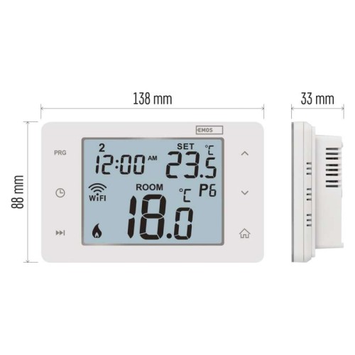 Termostato WiFi GoSmart: Controllo... Termostato WiFi GoSmart: Controllo...