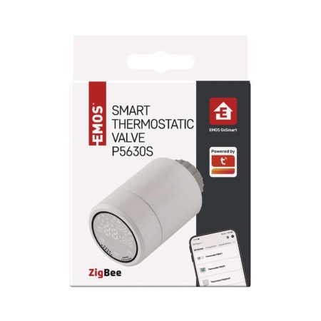 Valvola Termostatica Intelligente per Radiatori GoSmart EMOS P5630S | Controllo Smart e Risparmio Energetico
