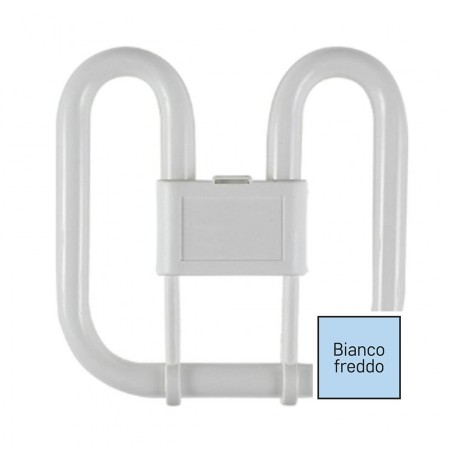 Lampada 2D 28W 4 pin GR10q luce fredda 6500K per plafoniere Lampada 2D 28W 4 pin GR10q luce fredda 6500K per plafoniere