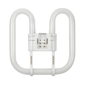 Lampada 2D 28W 4 pin GR10q luce fredda 6500K per plafoniere 2