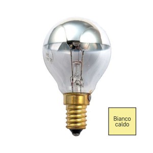 LAMPADINA ALOGENA SFERA E27 28W (40W) DIMMERABILE - ALOGENA E27 