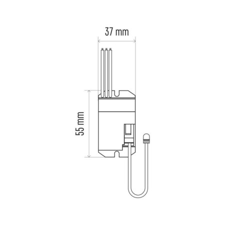 Sensore di Movimento PIR Compatto, Ideale per Cabine Armadio | Emos G1110