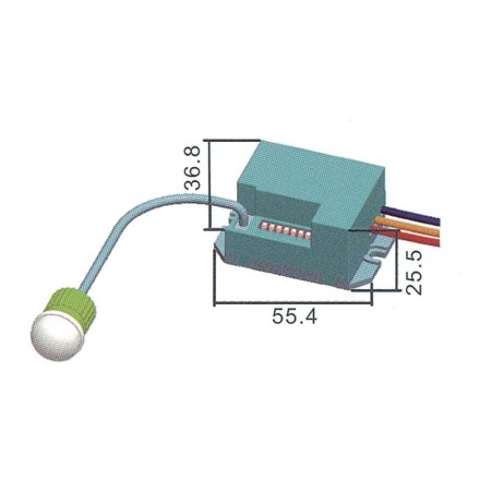 Sensore di Movimento PIR Compatto, Ideale per Cabine Armadio | Emos G1110