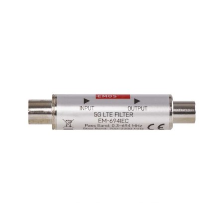Filtro 5G LTE per impianti televisivi EM-694IEC | EMOS J5712