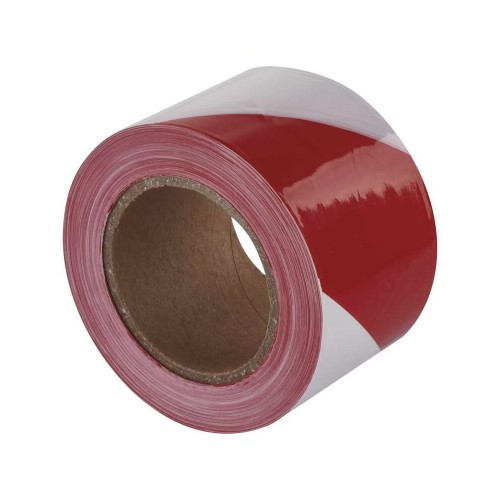 Nastro Segnaletico Bianco/Rosso 75mm...