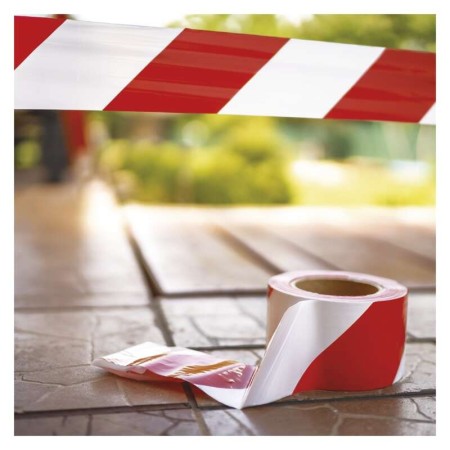 Nastro Segnaletico Bianco/Rosso 75mm x 250m - Alta Qualità | Emos F87525  Meta Descrizione
