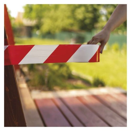 Nastro Segnaletico Bianco/Rosso 75mm x 250m - Alta Qualità | Emos F87525  Meta Descrizione