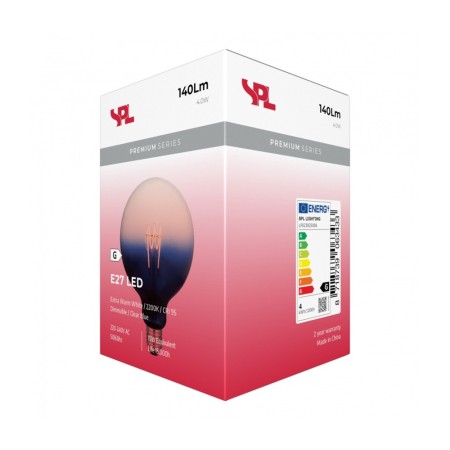 Lampadina LED Decorativa Blu Sfumata Globo D125 4W 140lm Dimmerabile