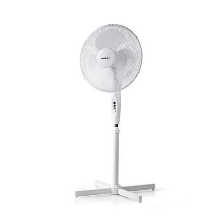 Ventilatore da terra 3 velocità d. 40 oscillante con altezza regolabile fino 1.20mt