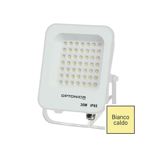 Faro LED bianco 30W 2700K 90° Optonica 5709