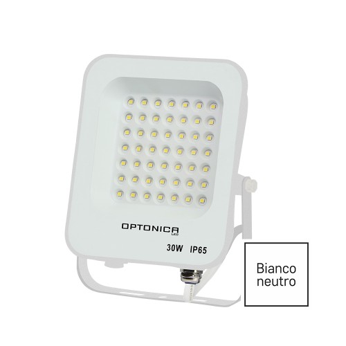 Faro LED bianco 30W 4500K 90° Optonica 5708