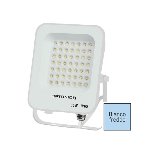 Faro LED bianco 30W 6000K 90° Optonica 5707