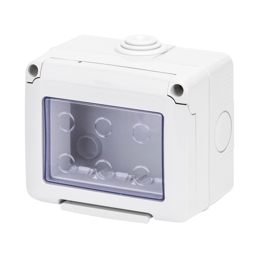 Contenitore stagno 3 moduli IP55 serie Gewiss System GW27043