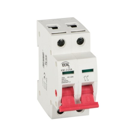 Interruttore sezionatore 25A 2 moduli KMI/2/25A
