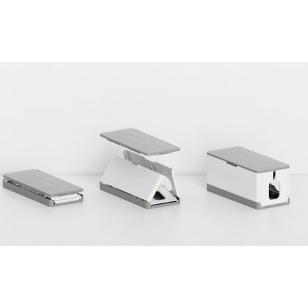 Maggie Box - Scatola Organizza Cavi Bianca e Grigia 150x340x140