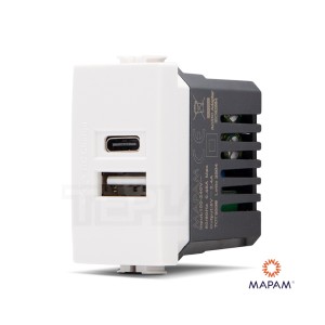 Presa doppia USB A+C JOY...