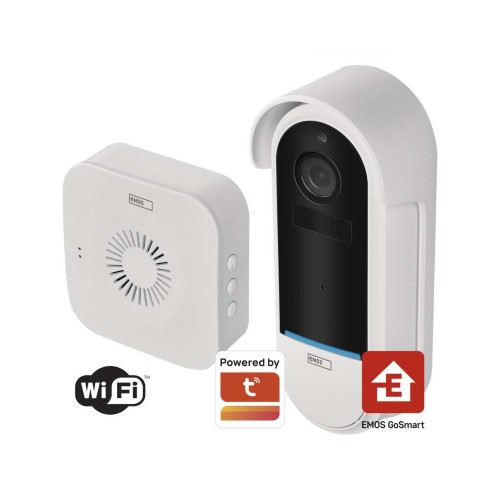 Video Campanello senza fili smart: Comunicazione Wireless e Sicurezza Domestica EMOS GoSmart IP-15S