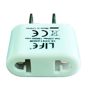 Adattatore Presa 2P 10A con Spina Americana
