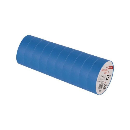 Nastro Isolante PVC Blu 19mm x 20m -... Nastro Isolante PVC Blu 19mm x 20m -...
