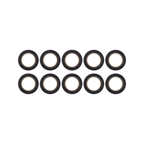 Nastro isolante 25x10mt nero 0,13...