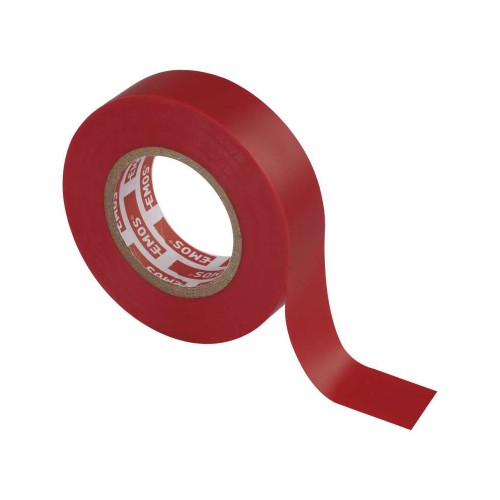 Nastro Isolante PVC Rosso 19mm x 20m - Spessore 0.13mm | Emos F61923