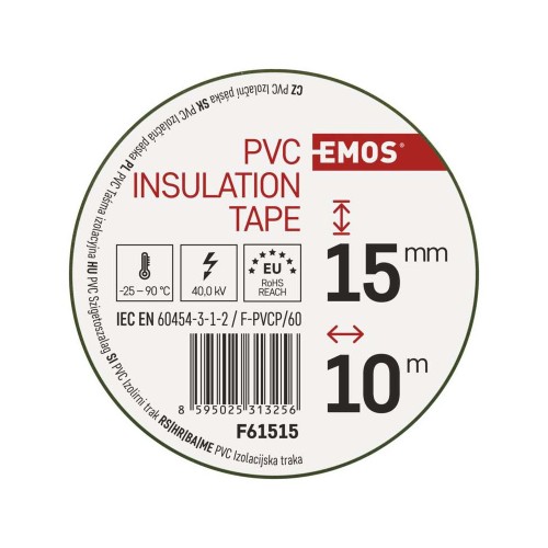 Nastro Isolante PVC Giallo-Verde 15mm... Nastro Isolante PVC Giallo-Verde 15mm...