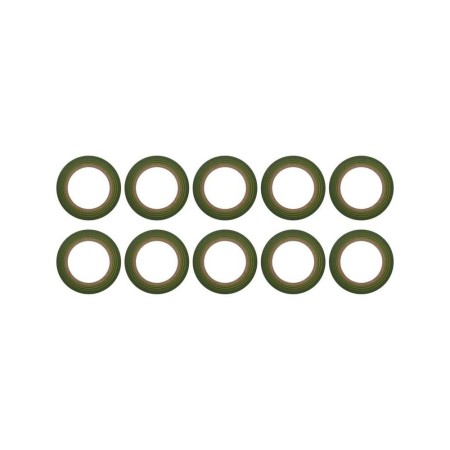 Nastro Isolante PVC Giallo-Verde 15mm x 10m - Spessore 0.13mm | Emos F61515