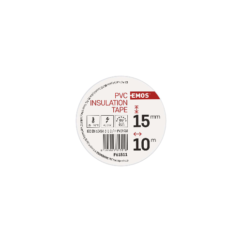 Nastro Isolante PVC Bianco 15mm x 10m... Nastro Isolante PVC Bianco 15mm x 10m...