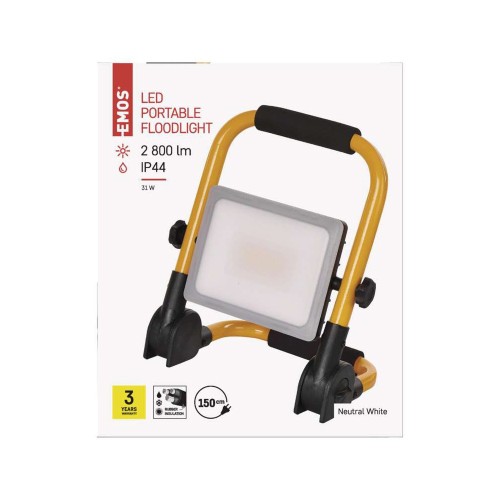 Faro LED 31W IP44 Portatile 2800lm... Faro LED 31W IP44 Portatile 2800lm...