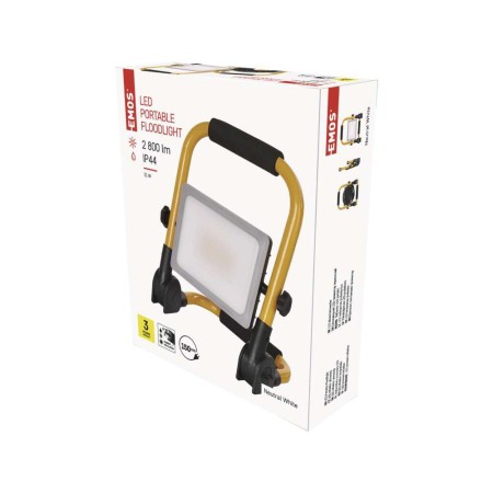 Faro LED 31W IP44 Portatile 2800lm con Cavo 1,5MT | EMOS ZS3332