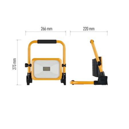 Faro LED portatile 30W 3000lm IP54 ricaricabile Emos ACCO ZS2832