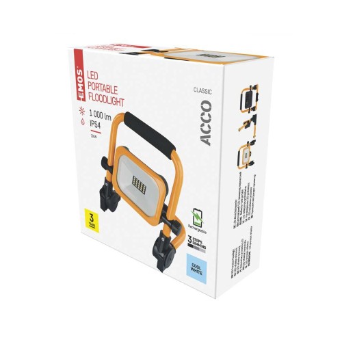 Faro LED portatile 10W 1000lm IP54... Faro LED portatile 10W 1000lm IP54...