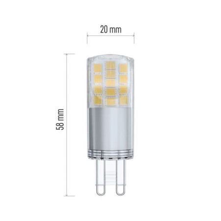 Lampadina LED G9 4.2W (60W) 4000K - Garanzia 3 anni | EMOS ZQ9543