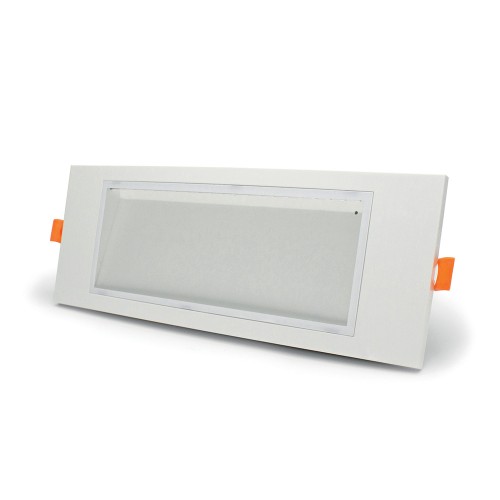 Lampada emergenza LED per cartongesso 4.5W 130LM 4h di autonomia